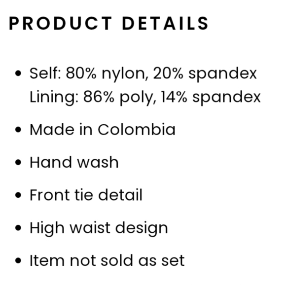 New!Agua Bendita Isabella Bikini Bottom Yellow - Picture 14 of 14